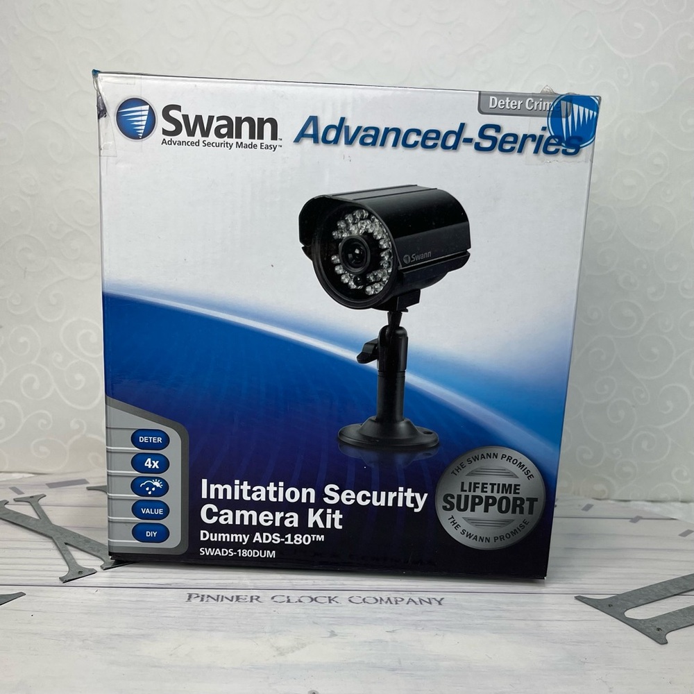 Swann Advanced-Series ADS-180 Real  & Imitation Security Camera Kit Deter Crime